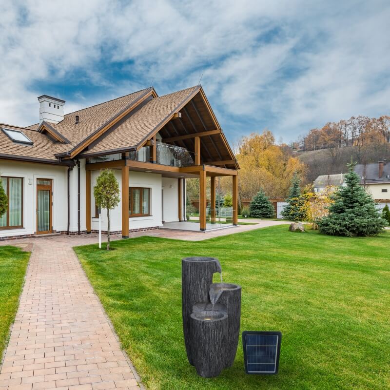 Zahradní solární fontána BestBerg SF-17